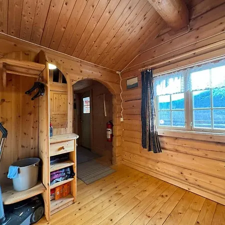 Traditional Norwegian Log Cabin With Sauna By The Sea