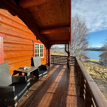 Traditional Norwegian Log Cabin With Sauna By The Sea