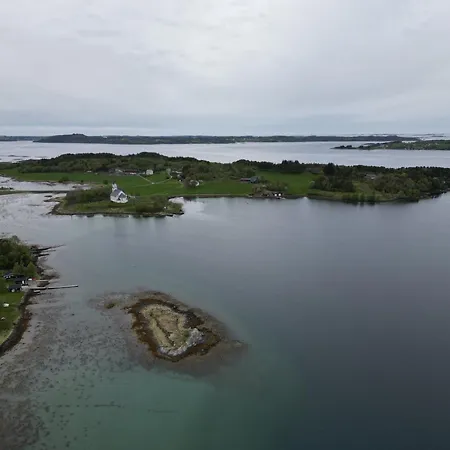 Traditional Norwegian Log Cabin With Sauna By The Sea