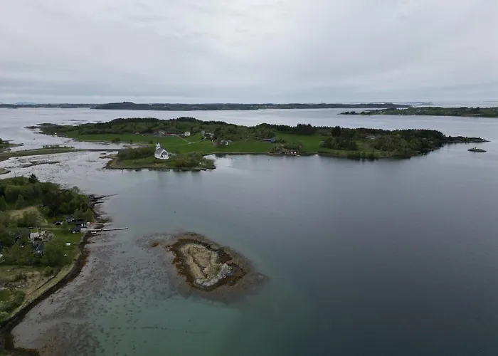 Traditional Norwegian Log Cabin With Sauna By The Sea