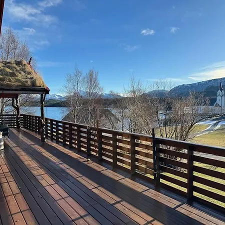 度假居 Traditional Norwegian Log Cabin With Sauna By The Sea