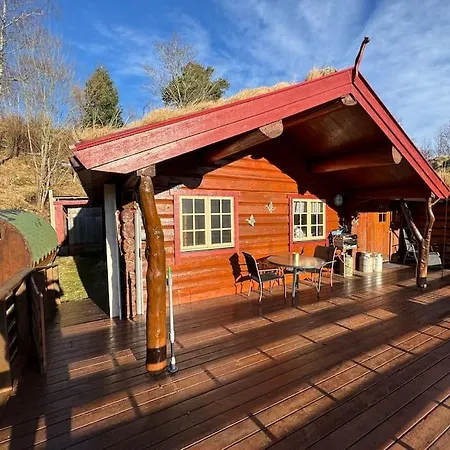度假居 Traditional Norwegian Log Cabin With Sauna By The Sea *